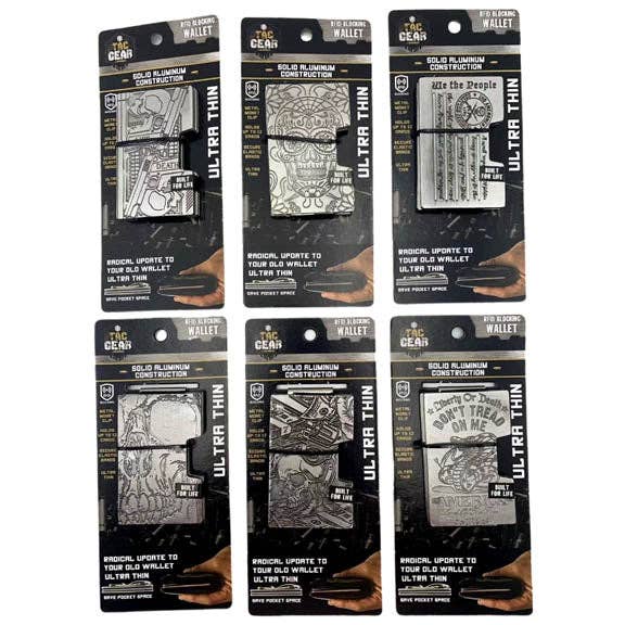 RFID Blocking Thin Wallet Patriot Assortment