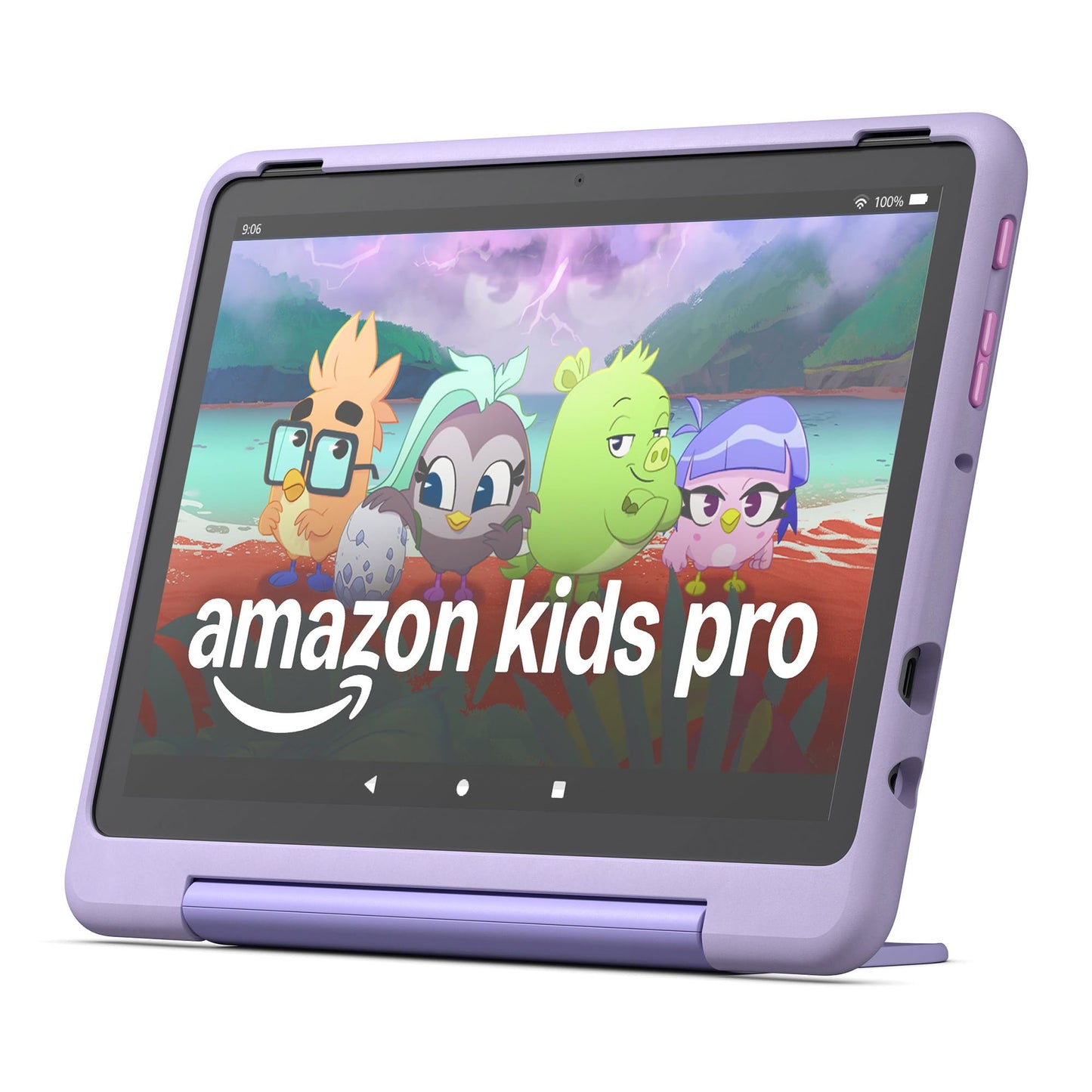 Amazon Fire HD 10 Kids Pro tablet (newest model) ages 6-12. Bright 10.1" HD screen, includes ad-free content, robust parental controls, 13-hr battery and slim case for older kids, 32 GB, Nebula