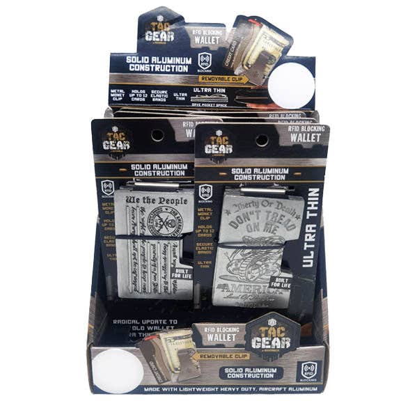 RFID Blocking Thin Wallet Patriot Assortment