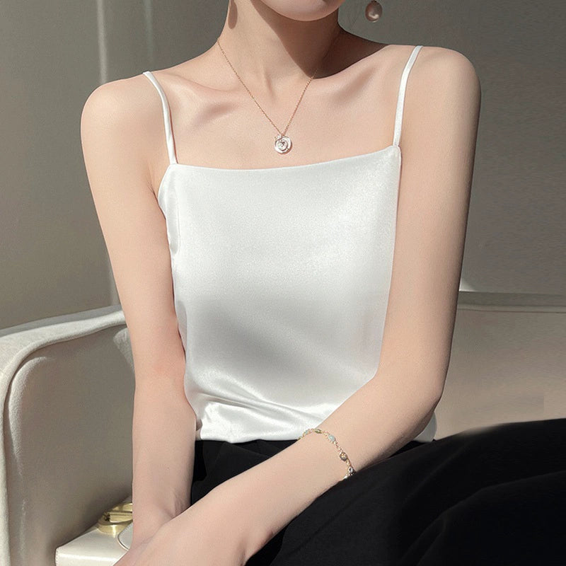 French Style Small Sling Vest Women's Outwear Beauty Back Suit