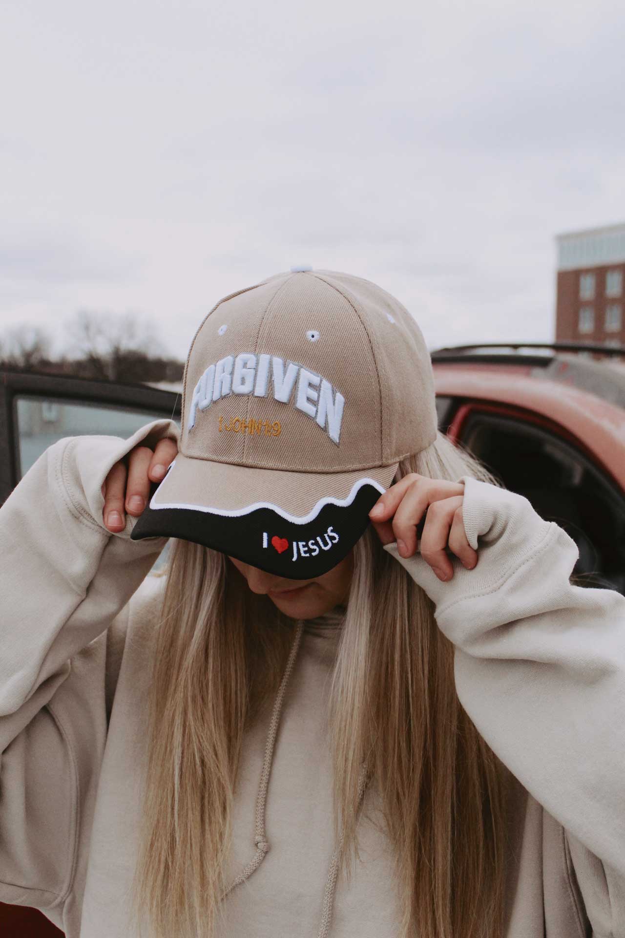 "Stay cool and protected with our stylish collection of hats." Hat - Khaki - Forgiven
