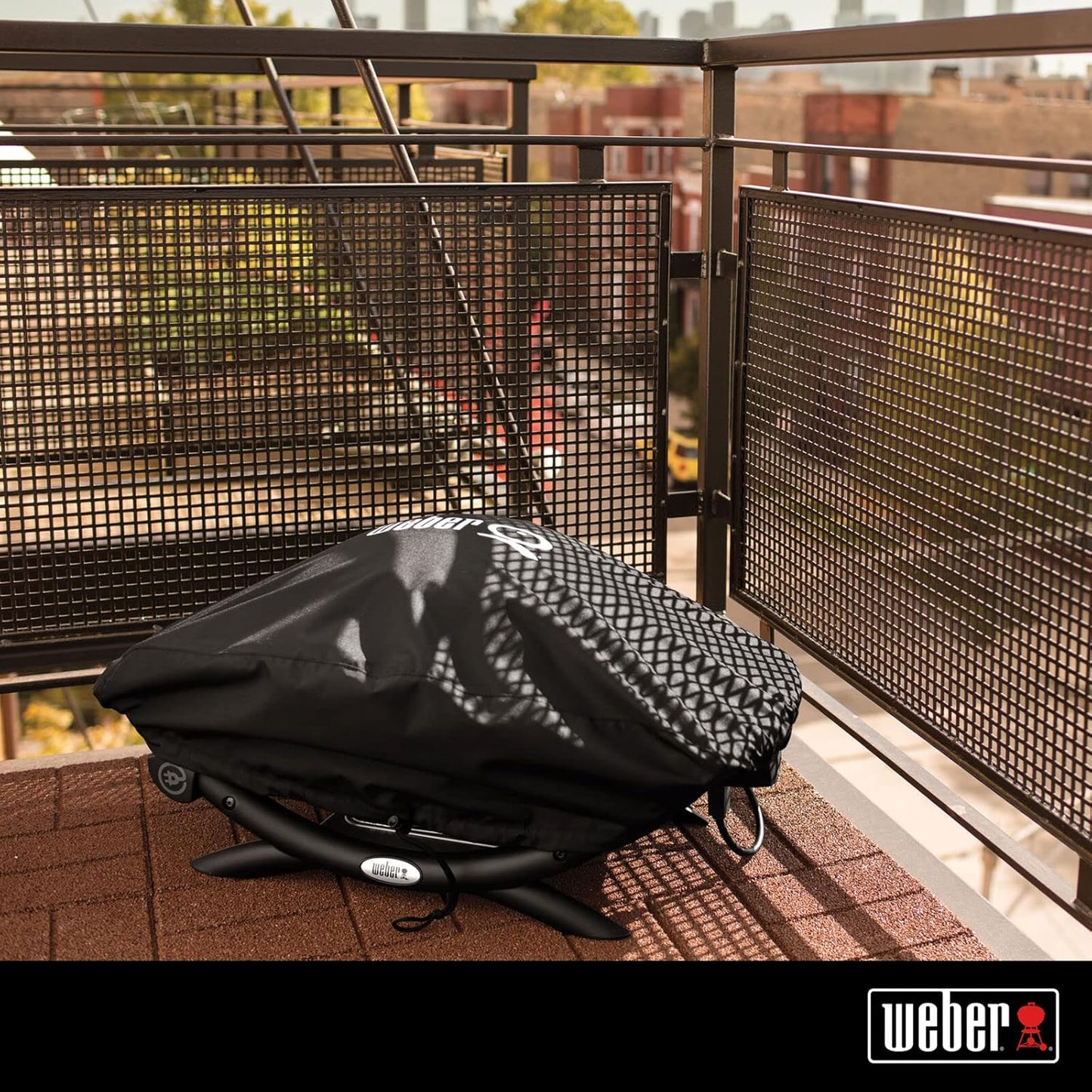 Weber Grill Covers for Q 1000/2000 Series Gas Grills,Black & Cleaning system