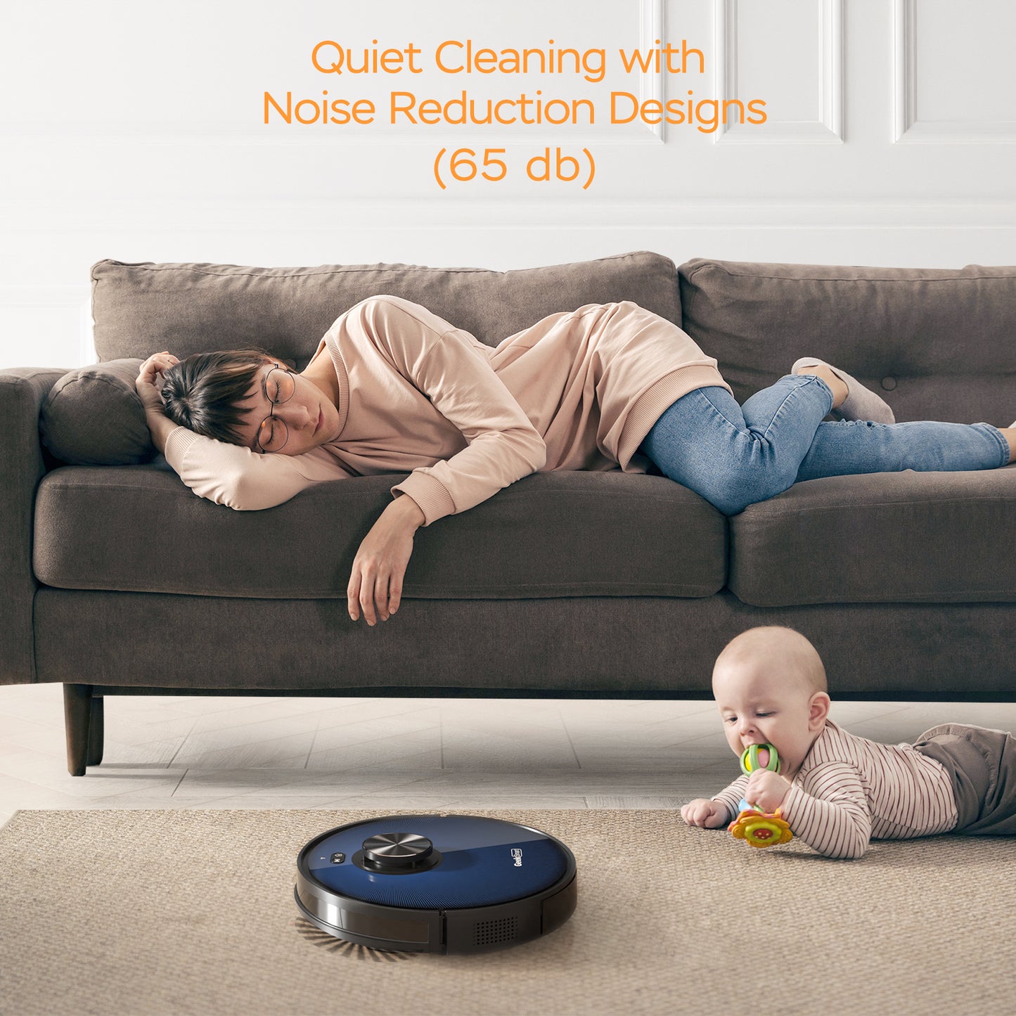 Geek Smart L7 Robot Vacuum Cleaner and Mop, LDS Navigation, Wi-Fi Connected APP, Selective Room Cleaning,MAX 2700 PA Suction, Ideal for Pets and Larger Home Ban on Amazon