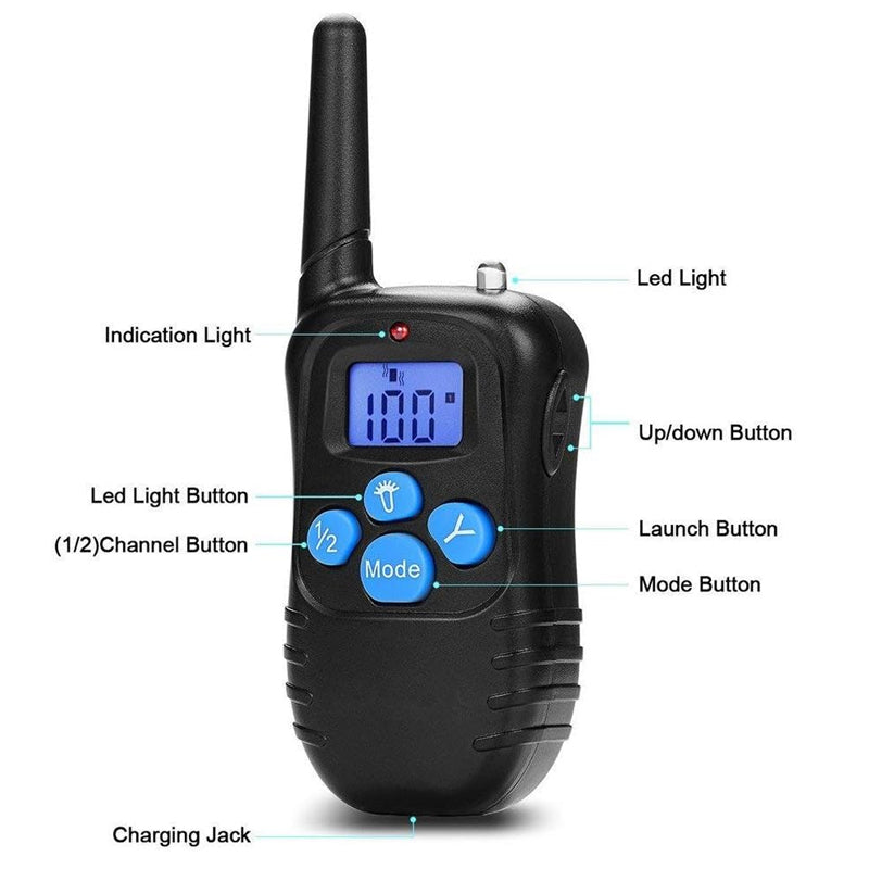 330 Yards Remote Control Dog Shock Training Collar- USB Rechargeable_12