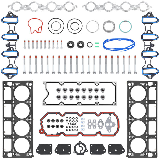 Fits 02-04 Chevrolet GMC Buick Cadillac 5.3L 4.8L OHV MLS Head Gasket Set Bolts