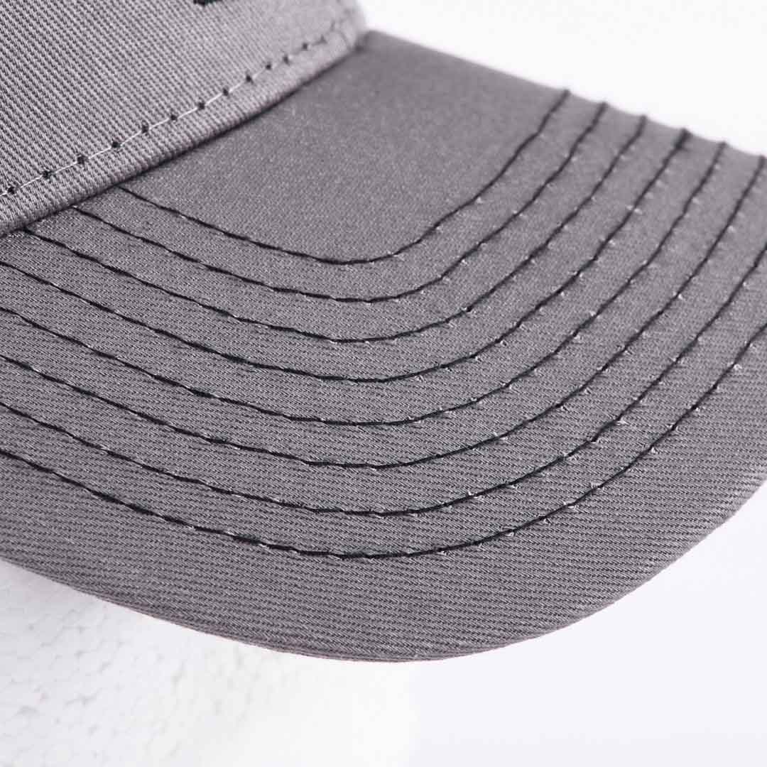 "Bad hair day? No problem, just hat it up!" Hat - Grey/Black - FBI