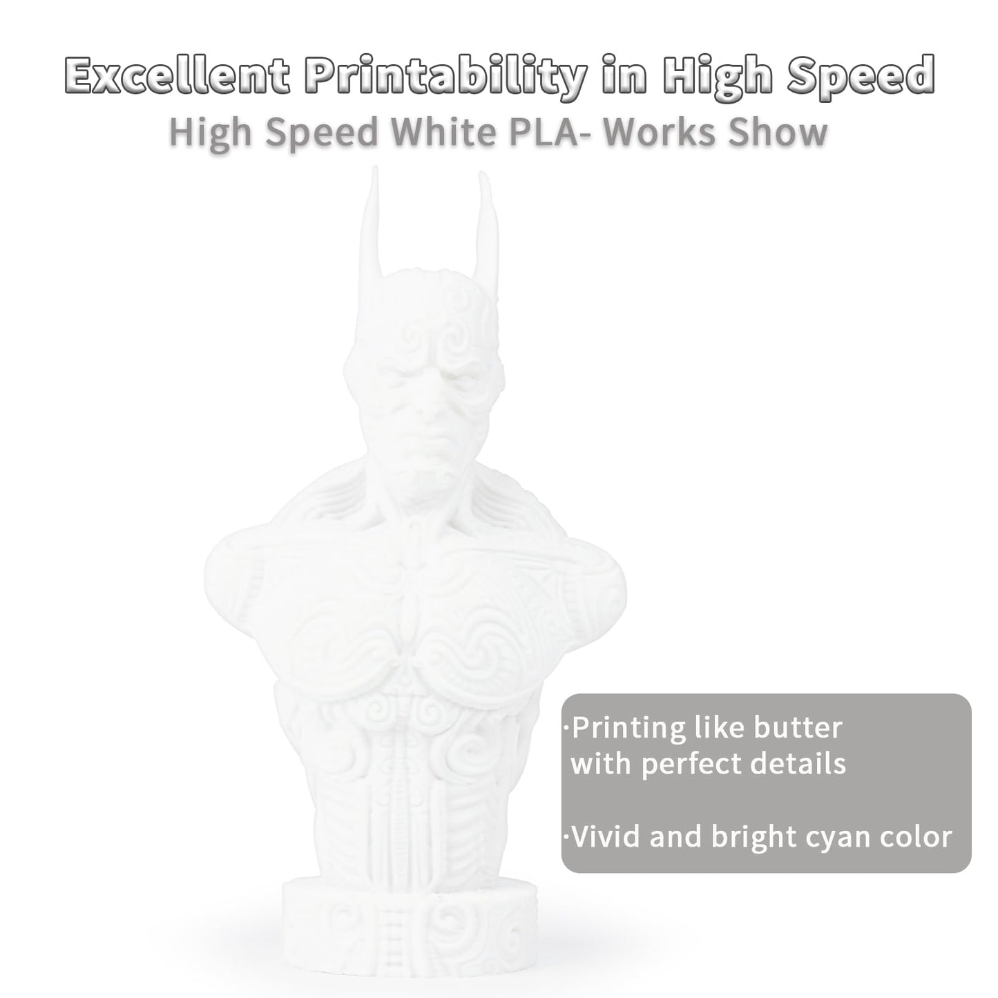 ZIRO High Speed Filament 1.75mm, Up to 600mm/s, HS-PLA Filament 1.75, Fast Printing Speedy PLA Filament, Dimensional Accuracy +/-0.03mm, Fit Most FDM 3D Printers, 3D Printing Rapid Spool, 1KG, Magenta