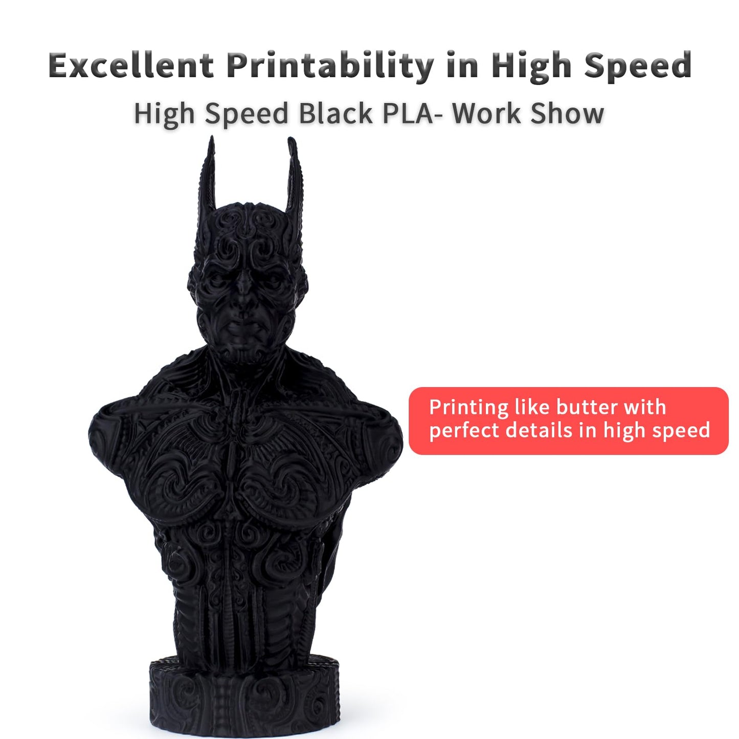 ZIRO High Speed Filament 1.75mm, Up to 600mm/s, HS-PLA Filament 1.75, Fast Printing Speedy PLA Filament, Dimensional Accuracy +/-0.03mm, Fit Most FDM 3D Printers, 3D Printing Rapid Spool, 1KG, Magenta