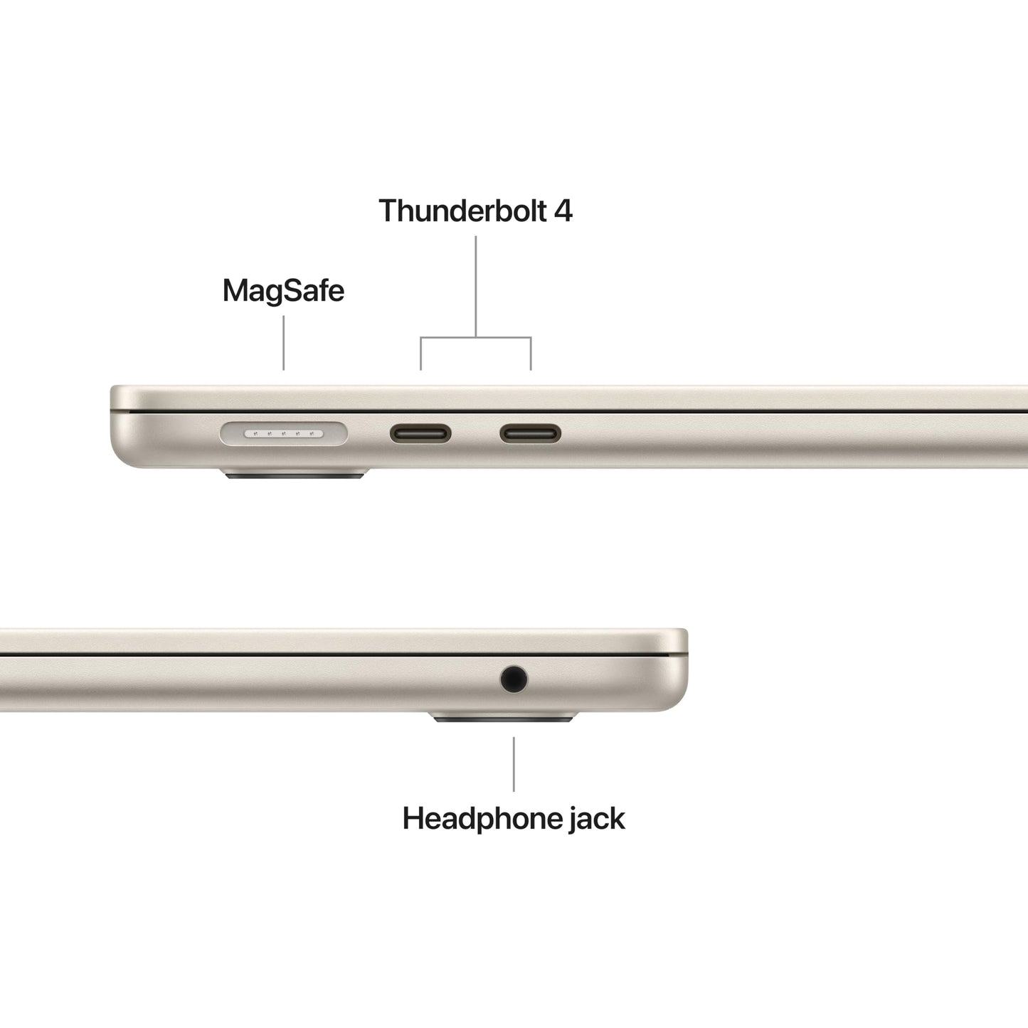 Apple 2025 MacBook Air 13-inch Laptop with M4 chip: Built for Apple Intelligence, 13.6-inch Liquid Retina Display, 16GB Unified Memory, 256GB SSD Storage, 12MP Center Stage Camera, Touch ID; Midnight