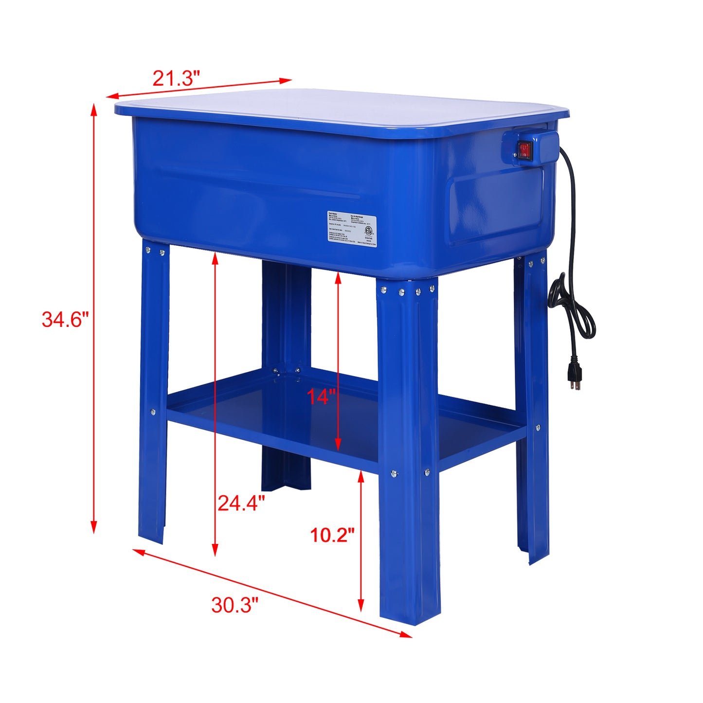 Cabinet parts washer with 110v pump,20 gallon ,AUTOMOTIVE PARTS WASHER ELECTRICAL PUMP