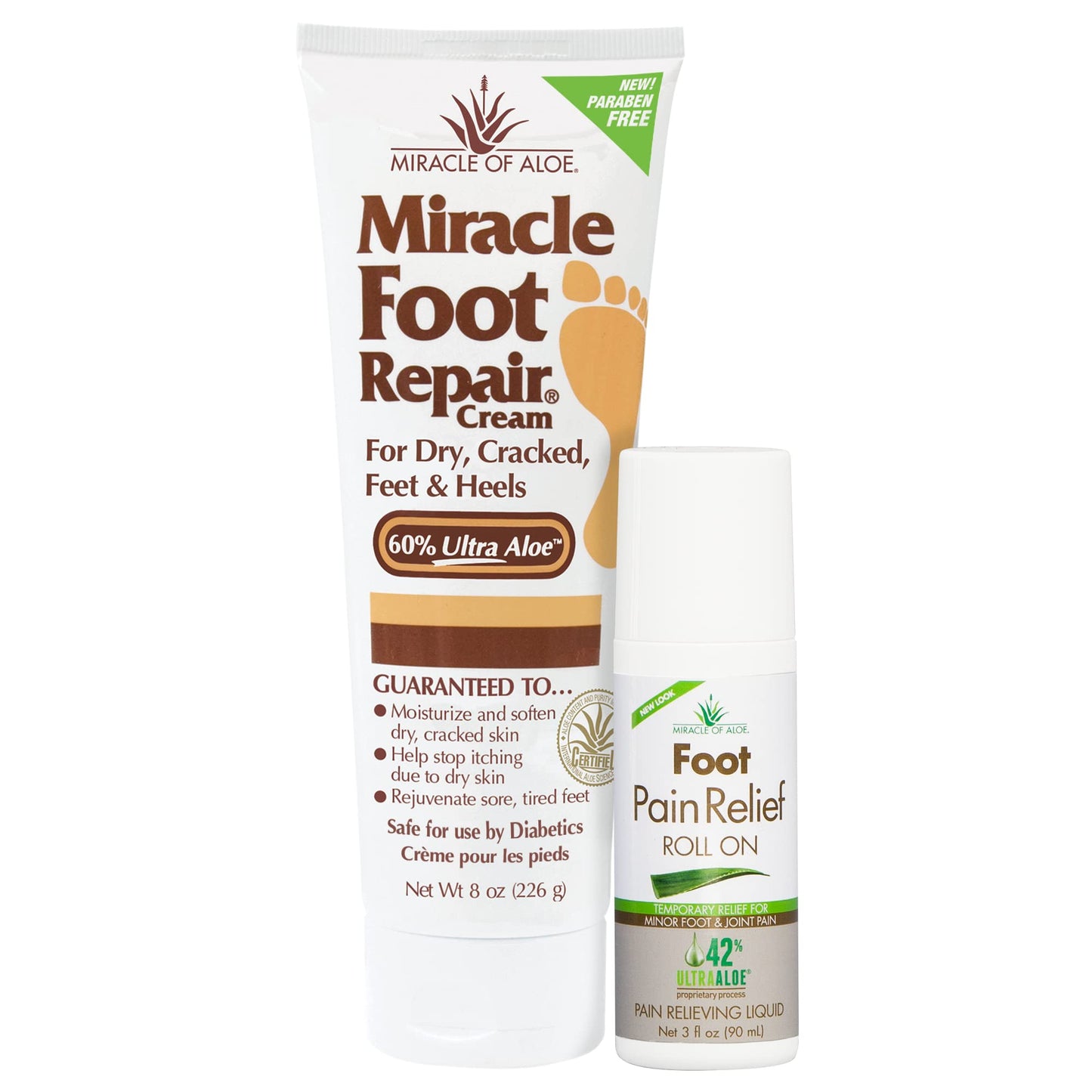 Miracle Foot Repair Cream | Fast Relief for Dry, Cracked, Itchy Feet and Heels | Moisturizes | Softens | Restores Comfort | Stops Nasty Odor