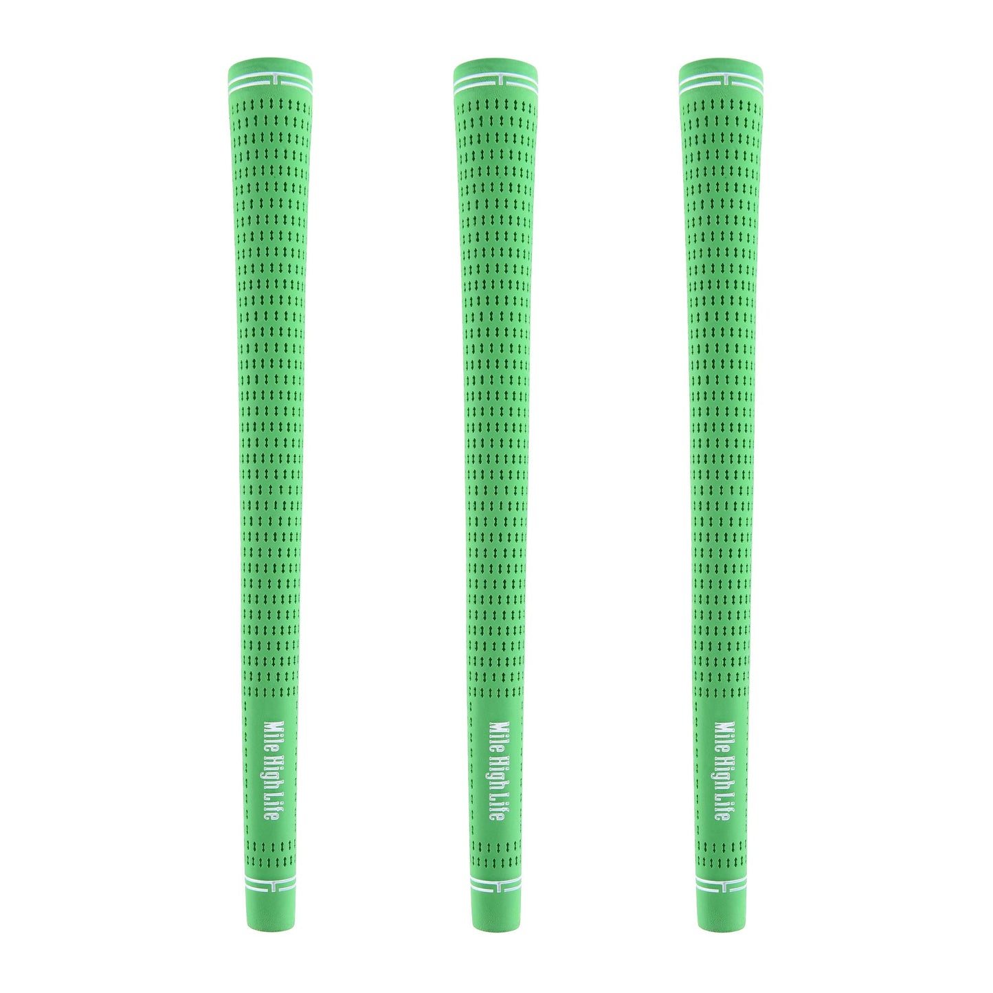 Mile High Life Golf Grips | Standard Golf Club Grips | 3 Pack or 13 Pack Golf Grips Bundle | Entry Level Rubber Golf Grip for Men, Women, Juniors