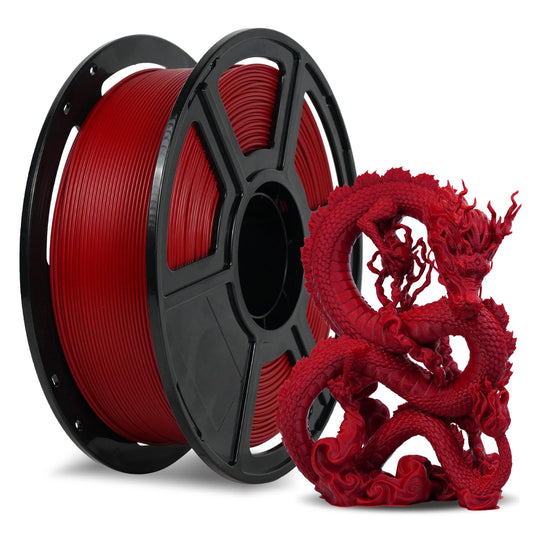 FLASHFORGE Rapid PLA Filament 1.75mm Ruby Red, 500mm/s High Speed Printing, 3D Printer Filament 1kg Spool, Dimensional Accuracy +/- 0.02mm, Enjoy Exceptional Print Quality