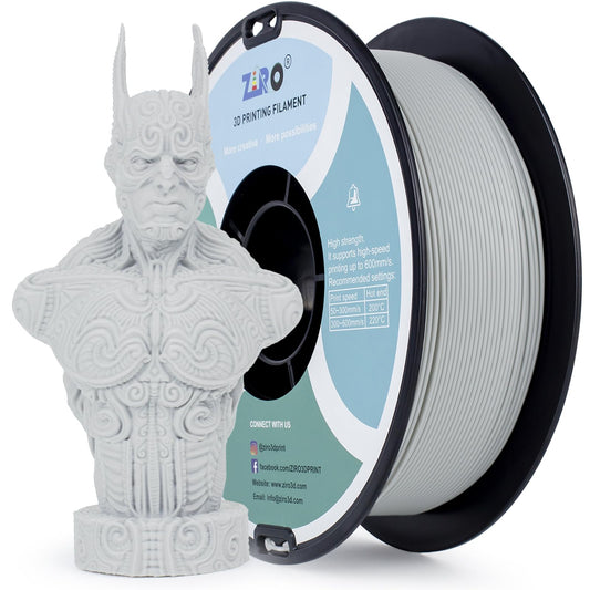 ZIRO High Speed Filament 1.75mm, Up to 600mm/s, HS-PLA Filament 1.75, Fast Printing Speedy PLA Filament, Dimensional Accuracy +/-0.03mm, Fit Most FDM 3D Printers, 3D Printing Rapid Spool, 1KG, Magenta