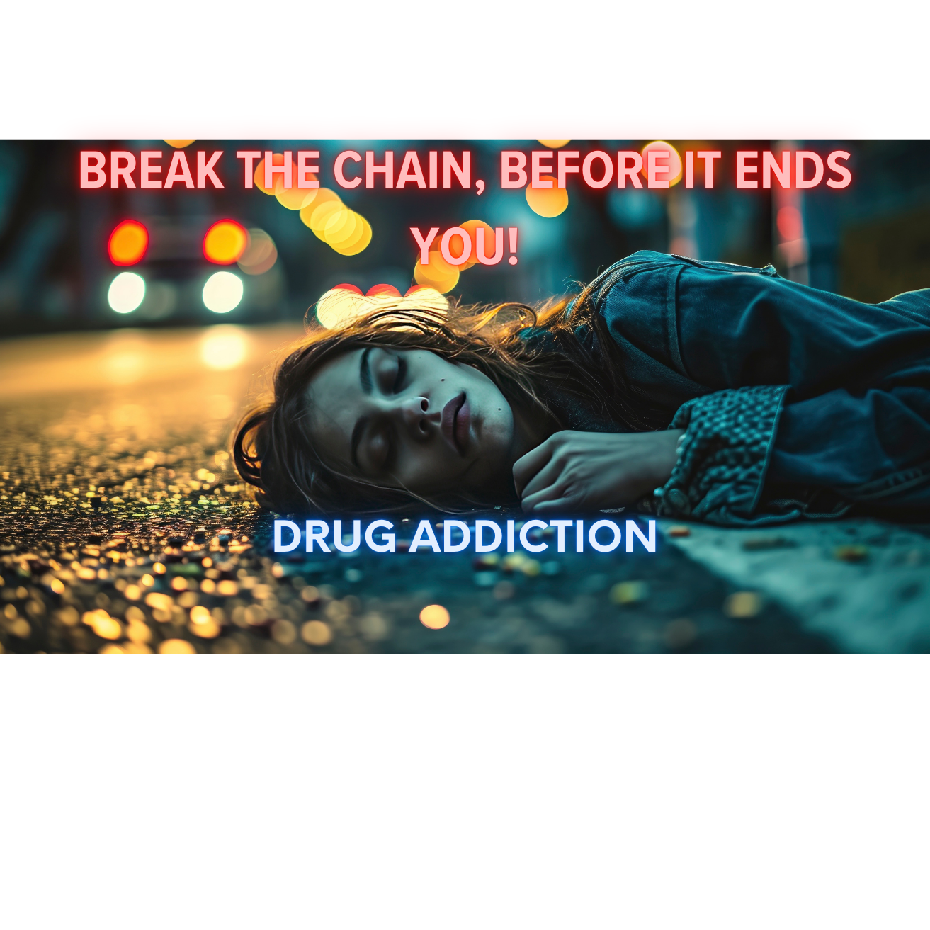 DRUG Addiction "Break the chains-BEFORE it ends YOU!-RetailXcess Digital