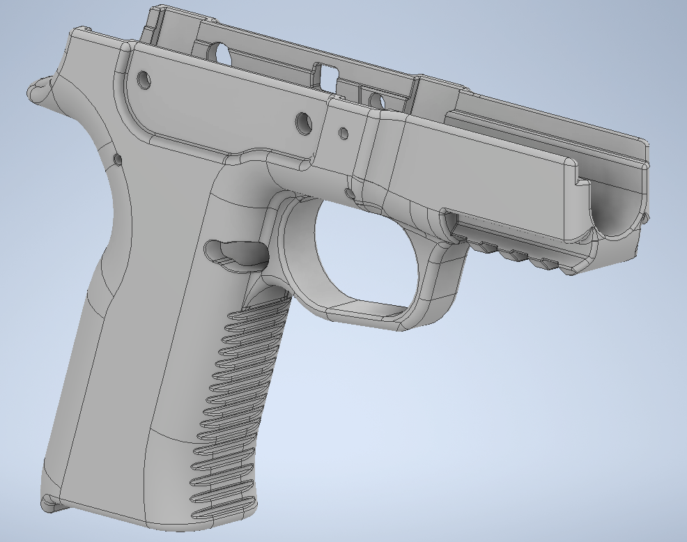 Carbon Fiber 3-D Printed Firearm Frames & Receivers