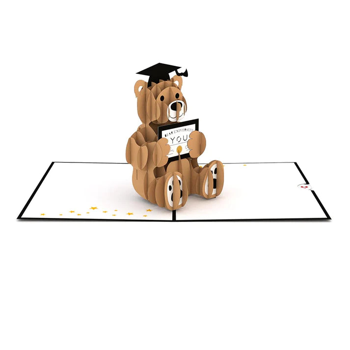 LOVEPOP Graduation Bear Pop-Up Card