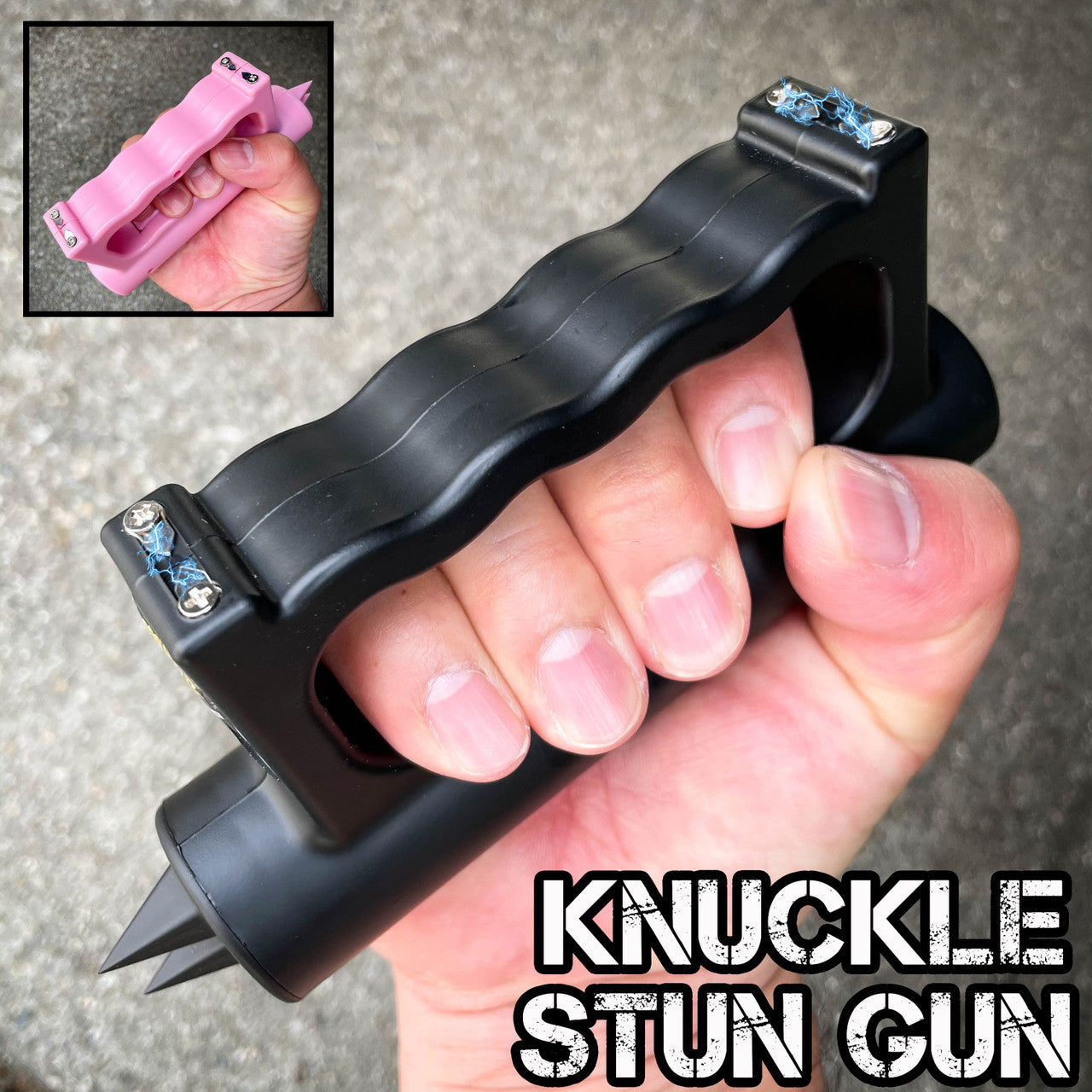 Double Down 23,000,000 Knuckle Stun Gun w/ Light Lifetime Warranty