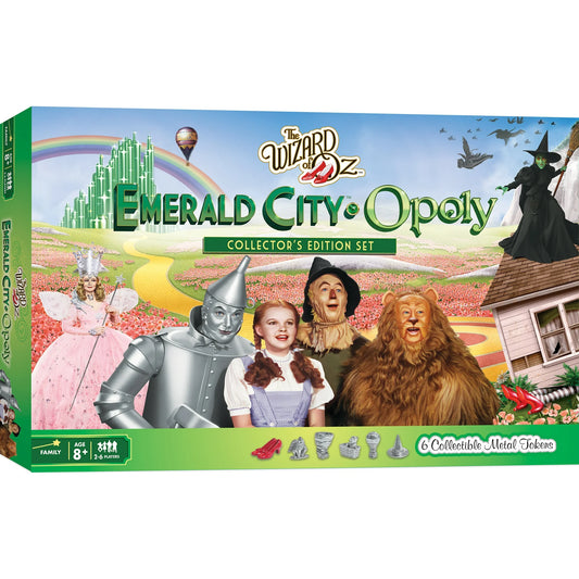 MasterPieces Opoly Family Board Games - The Wizard of Oz Emerald City Opoly