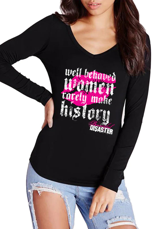 Beautiful Disaster WELL BEHAVED LONG SLEEVE