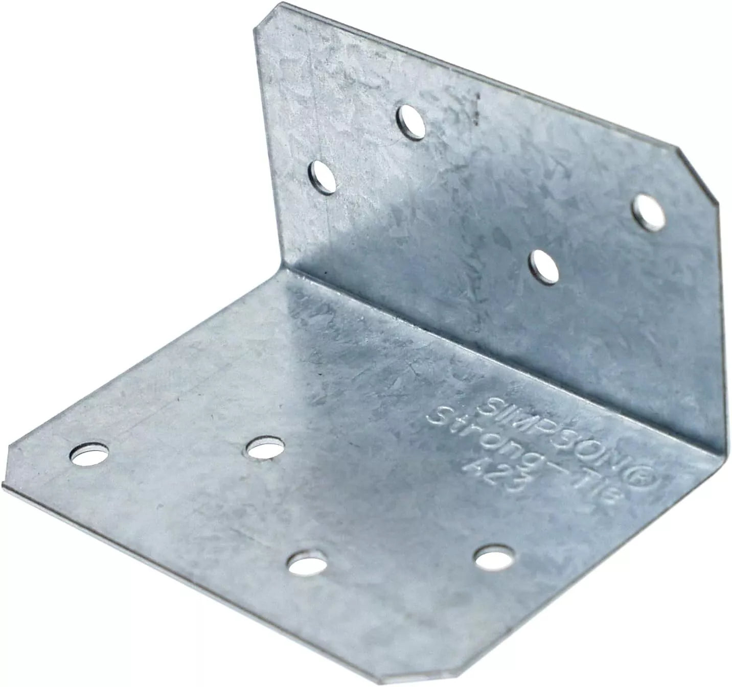 Simpson 2 in. x 1-1/2 in. x 2-3/4 in. Galvanized A23 18-Gauge Angle (400 pc)