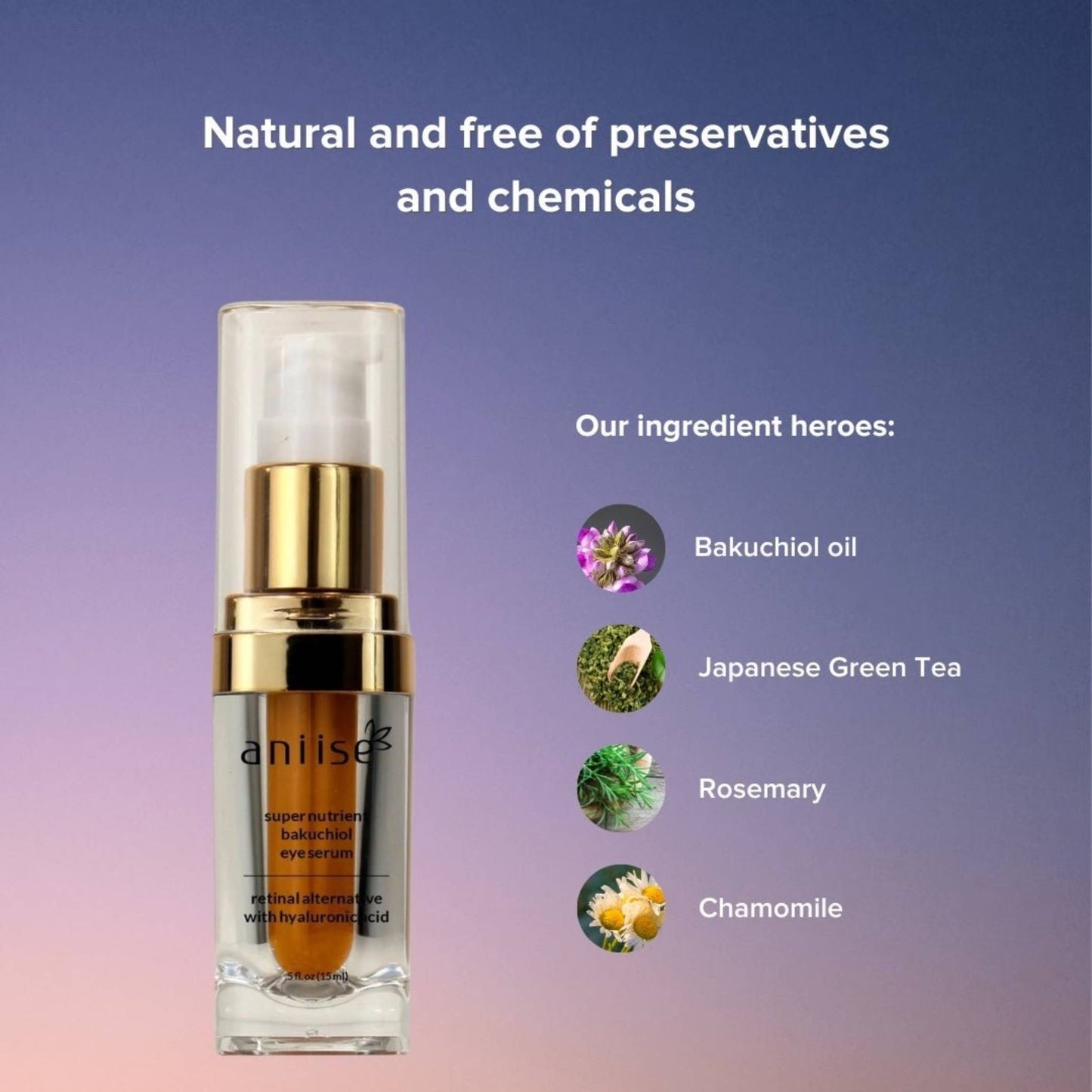 Anti-Aging Bakuchiol Eye Serum - Retinol Alternative-By VYVANT