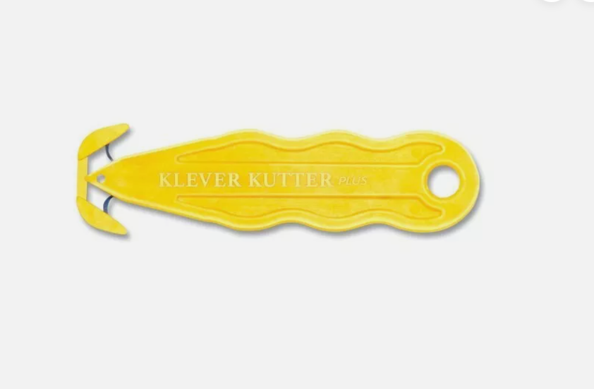 Kurve Blade Plus Safety Cutter, 5.75" Handle, Yellow, 80 PACK PLS-100Y