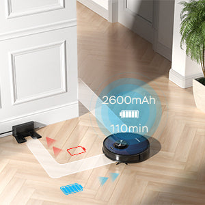 Geek Smart L7 Robot Vacuum Cleaner and Mop, LDS Navigation, Wi-Fi Connected APP, Selective Room Cleaning,MAX 2700 PA Suction, Ideal for Pets and Larger Home Ban on Amazon