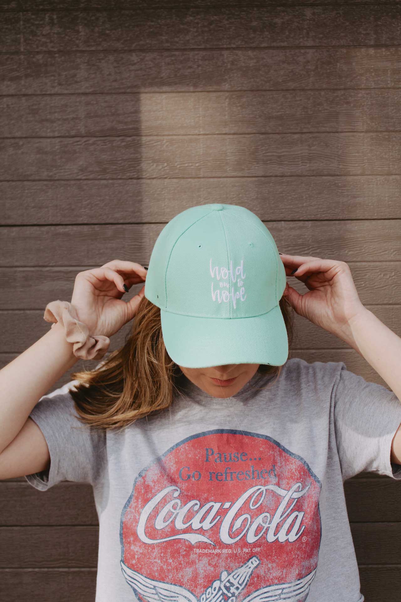 "These hats are so stylish, they should come with a warning label." Hat - Sea Green - Hold On To Hope