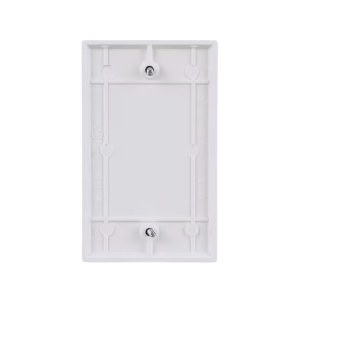 Eaton 1-Gang Standard Size White Thermoplastic Indoor Blank Wall Plate (25 PACK)