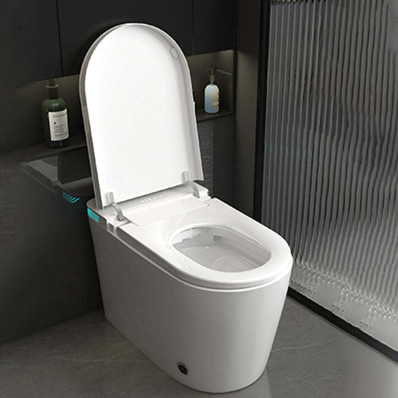 Smart Bidet Toilet with Heated Seat, Smart Toilet with AUTO Open&Close, Posterior Cleaning,Lady Care Wash, Wireness Remote Control&HD LCD Display