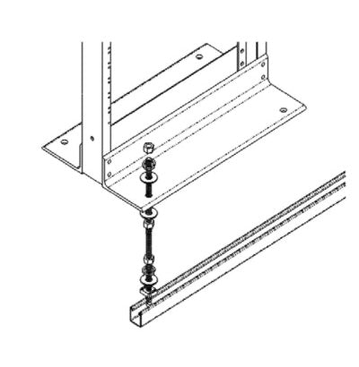 RRFMK-21 METAL-TECH RELAY RACK FLOOR MOUNTING KIT 21 INCH (8 PACK)