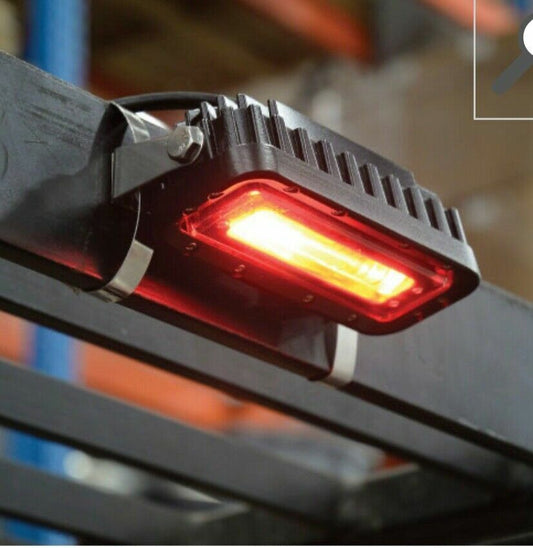 Global Industrial™ LED Forklift "Red Zone" Side-Mount Pedestrian Safety Warning Light