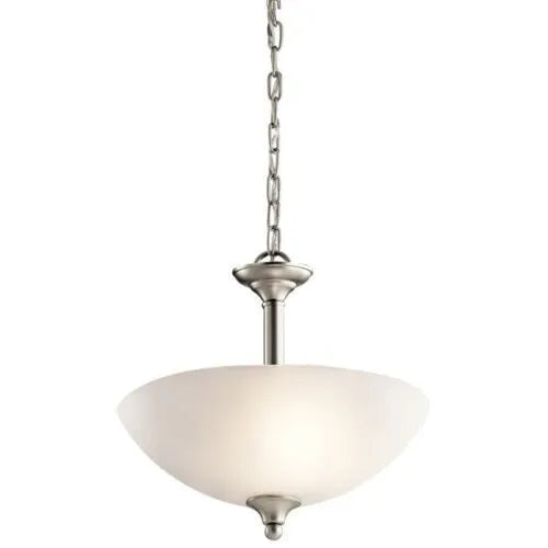 Kichler Lighting 43641NI - 2 Light Inverted Pendant Light Brushed Nickel