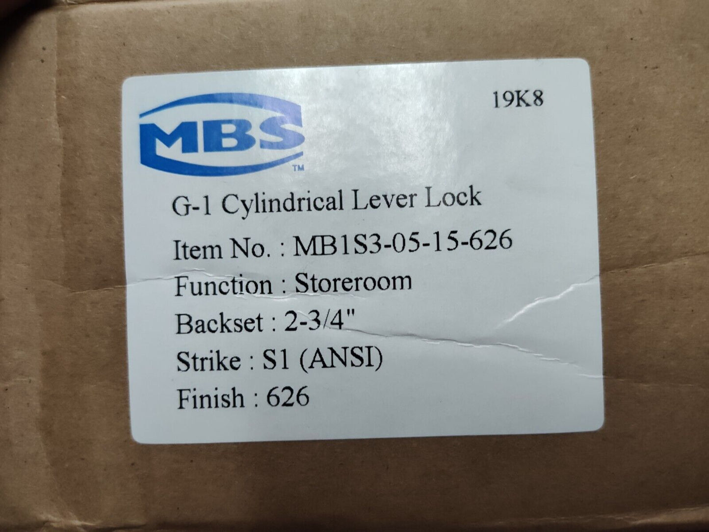 MBS Marshall Best Security (MB1S3-05-15-626)(Set of 7 New keyed locksets)