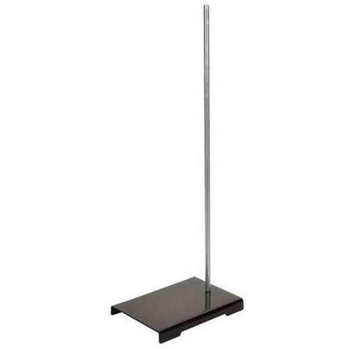 United Scientific™ SSB6X9 Stamped Steel Support Stand with Rod, 6" x 9" Base with 24" Rod