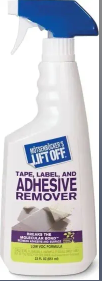 Motsenbocker Lift Off 407-01 Adhesive Remover, Liquid, Pungent, Clear, 22 Ounce, Bottle