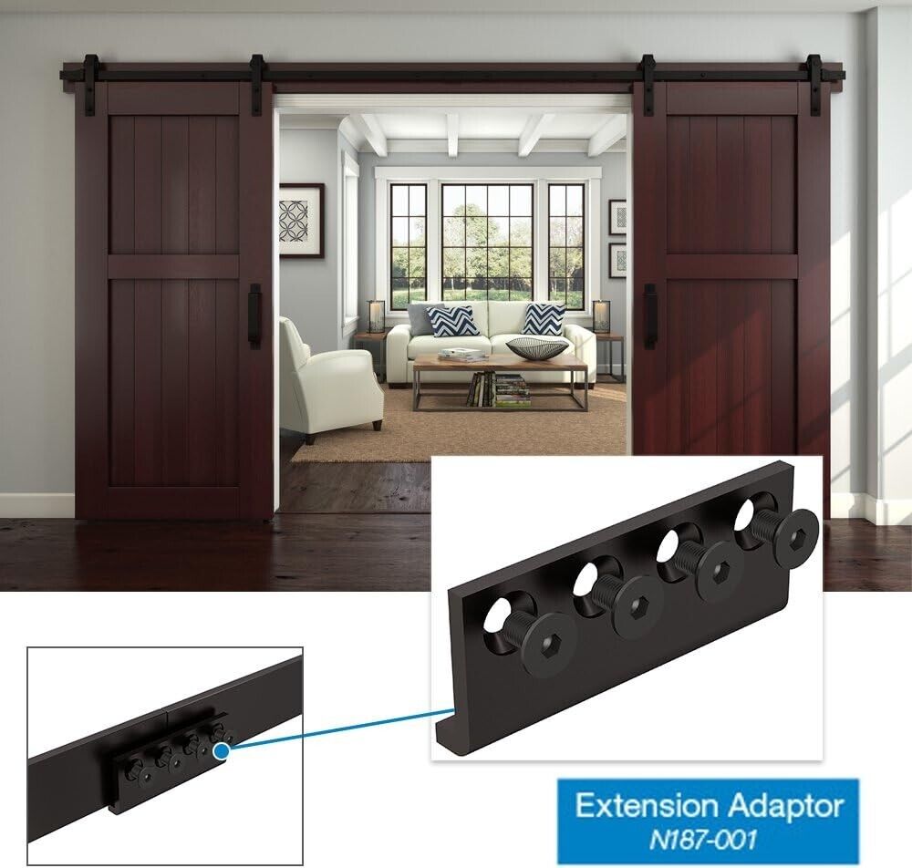 National Hardware N187-001 Interior Sliding Door Connecting Adapter, (32 pieces)