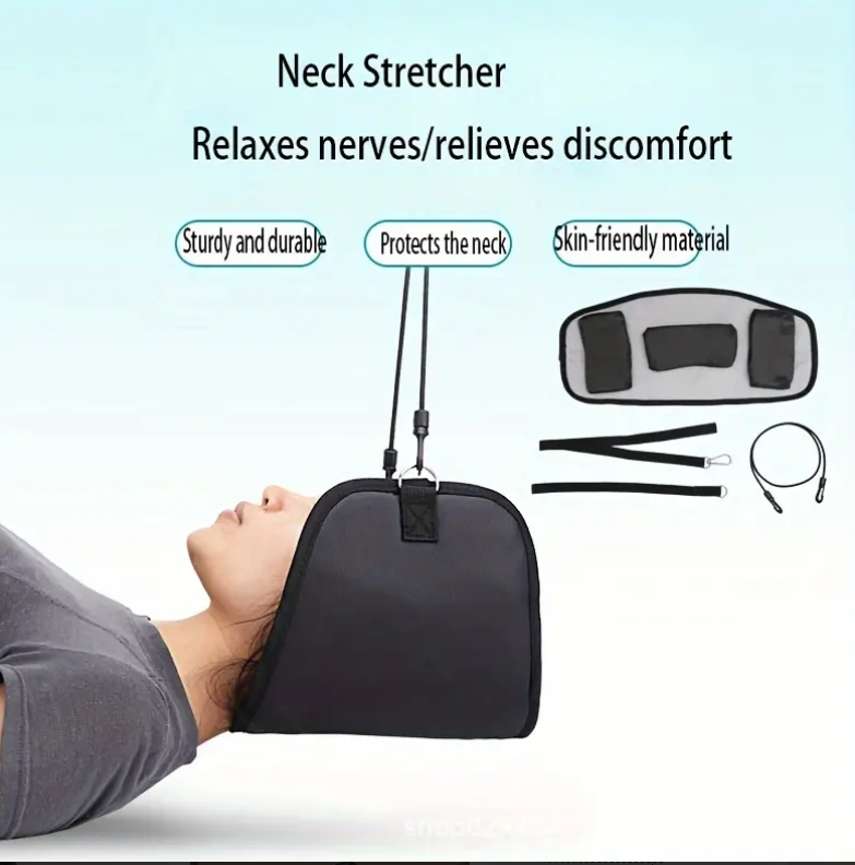 Cervical Neck Support Pillow - Hammock Sling Traction Device for Home Relaxation