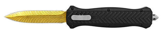 5.25" Trax Out the Front Pocket Knife - Gold