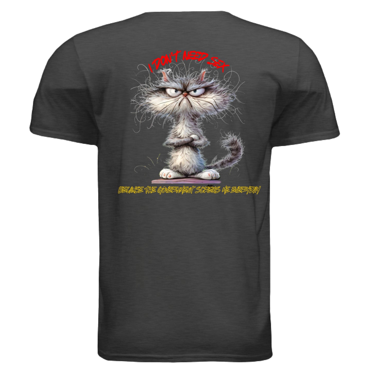 Heather Dark Grey - BACK
