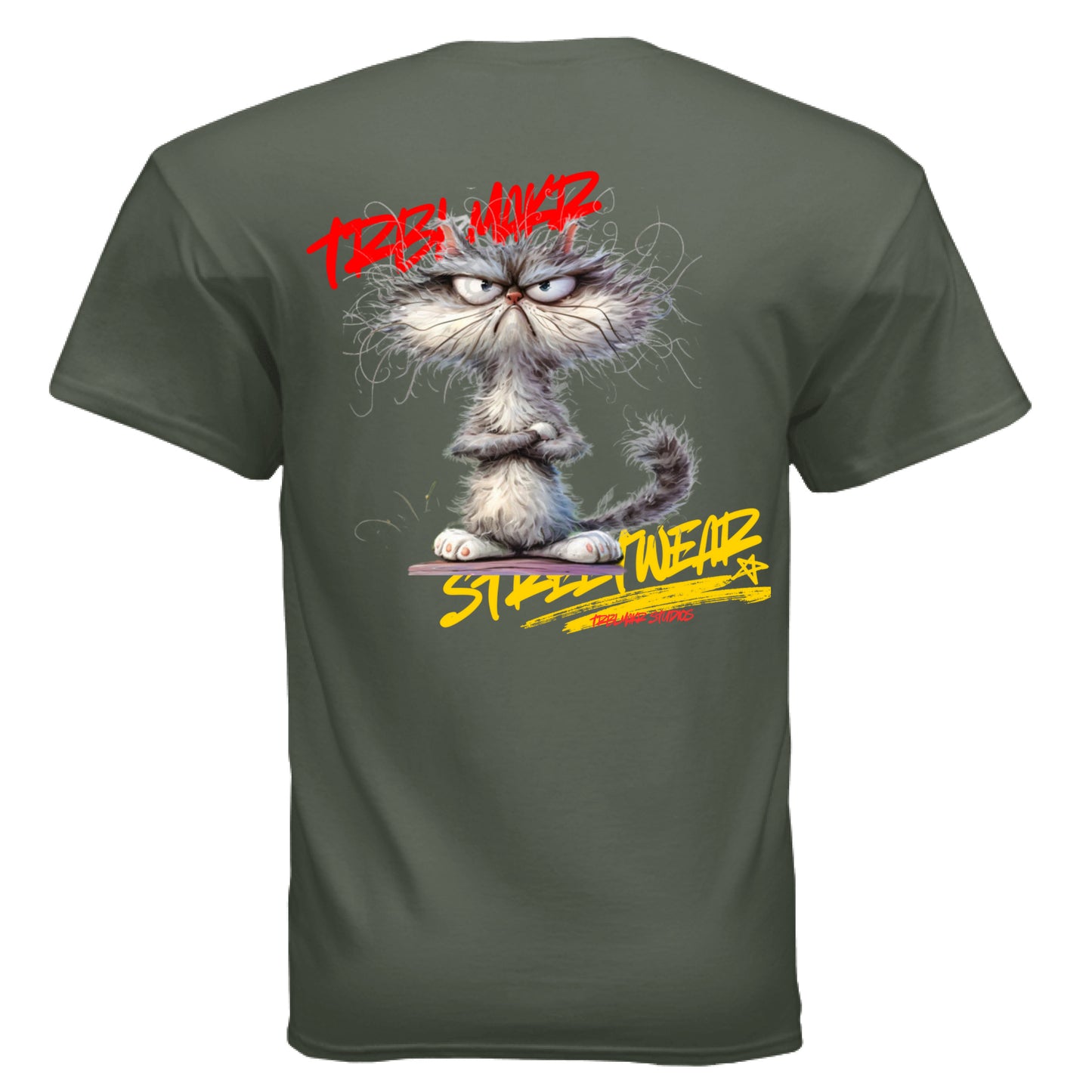 MILITARY GREEN - BACK