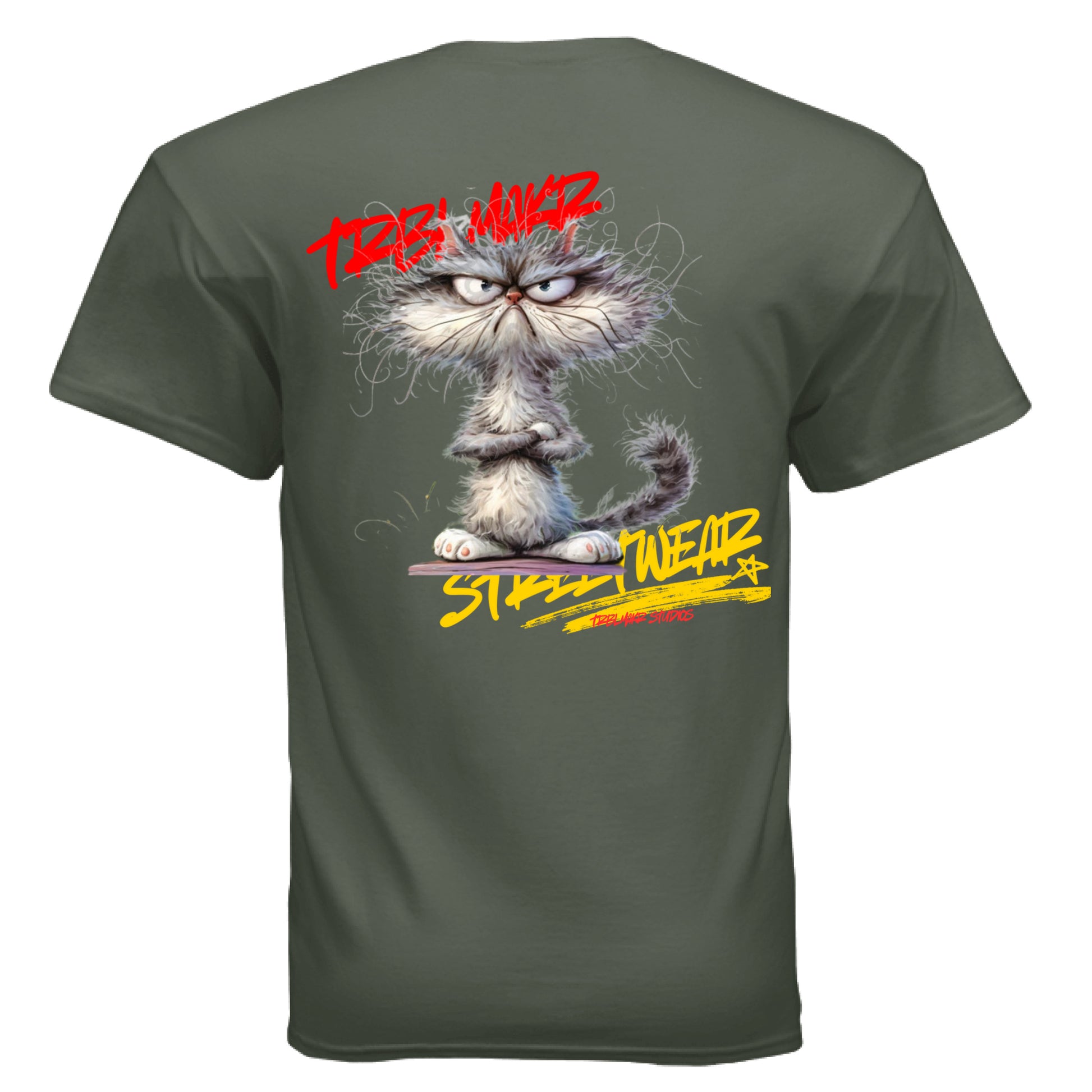 MILITARY GREEN - BACK