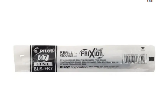 PEN REFILL PILOT FRIXION BALL FINE BLACK (9 PAK)