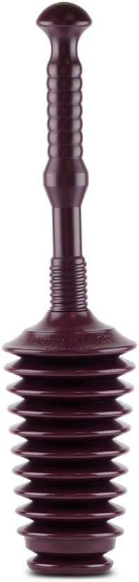 Master Plunger MP500 Heavy Duty All Purpose Plunger, Laundry Tubs, Bath Tubs, Kitchen Sinks, Garbage Disposal, Toilets Commercial & Residential Use. Equipped with Air Release Valve, Plum