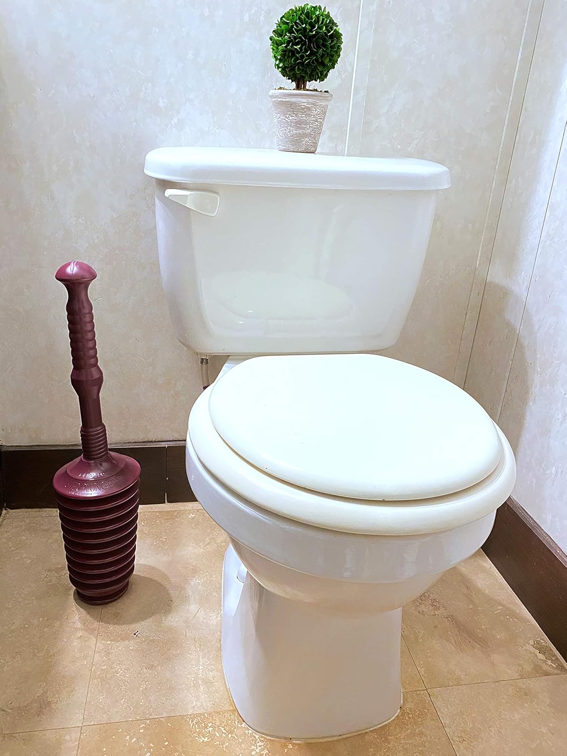 Master Plunger MP500 Heavy Duty All Purpose Plunger, Laundry Tubs, Bath Tubs, Kitchen Sinks, Garbage Disposal, Toilets Commercial & Residential Use. Equipped with Air Release Valve, Plum