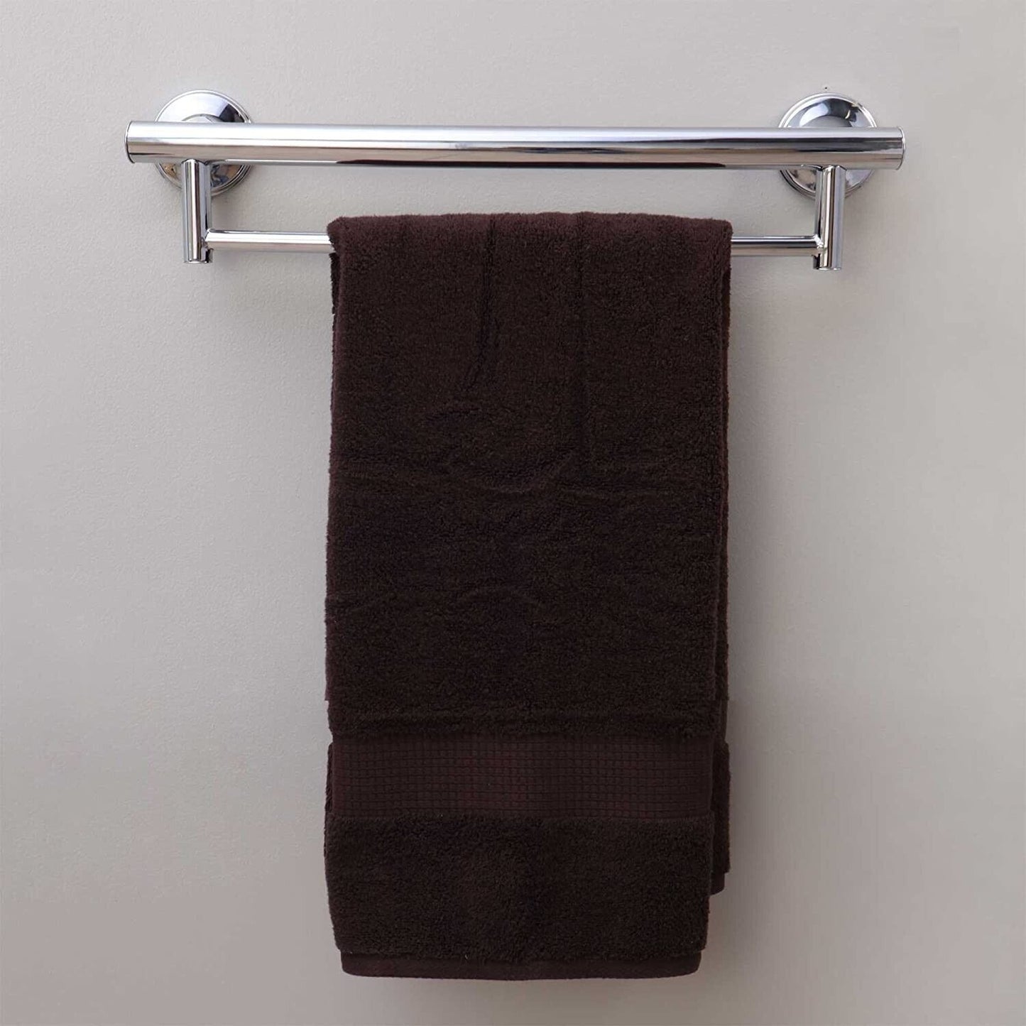 Grab Bars for Bathtubs and Showers - 2-in-1 Shower Handles with Towel Rack - Towel Bar Grab Bar Combo for Mobility & Daily Living Aids - Decorative & No Rust Shower Hand Rails - Live Well