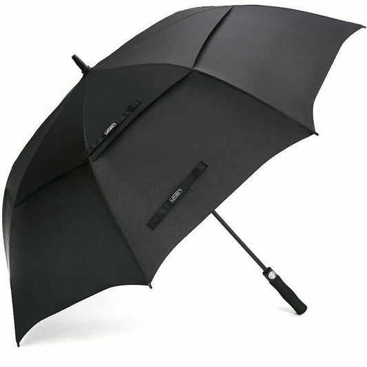 G4Free Automatic Open Double Canopy Windproof Waterproof Umbrellas (3 PACK) 54"