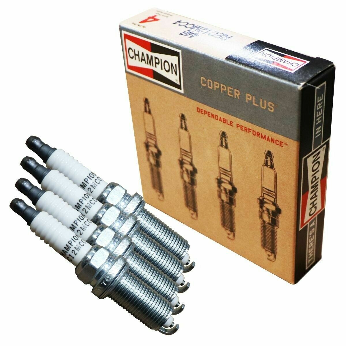 CHAMPION COPPER PLUS Spark Plugs REC12MCC4 446 Set of 12