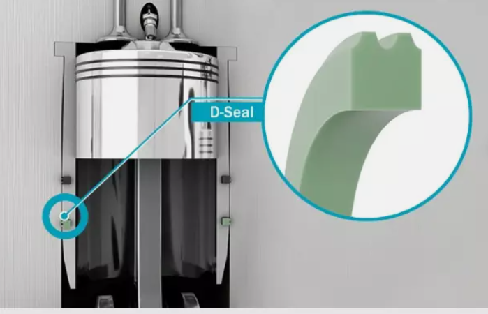 TRELLEBORG Dual-function D-SEAL for truck engine and transmission applications